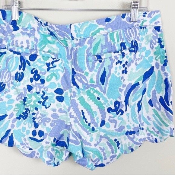 Lilly Pulitzer The Buttercup Scalloped Shorts Size 0 - Picture 9 of 11